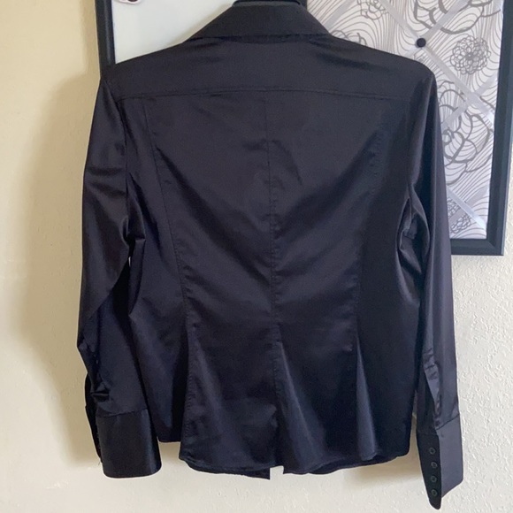 Black Button Down Long Sleeve - Picture 2 of 3